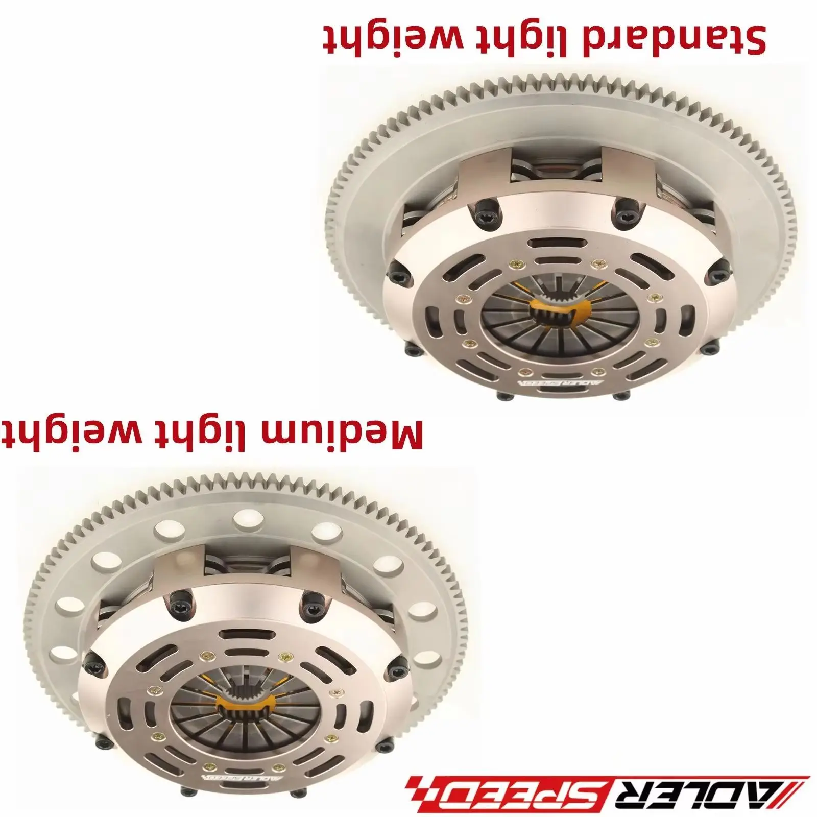 

ADLERSPEED Sprung Clutch Twin Disc Kit For HONDA CIVIC SI K20 K24 K-SERIES ACURA RSX TYPE-S TSX CSX 2.0L 2.4L