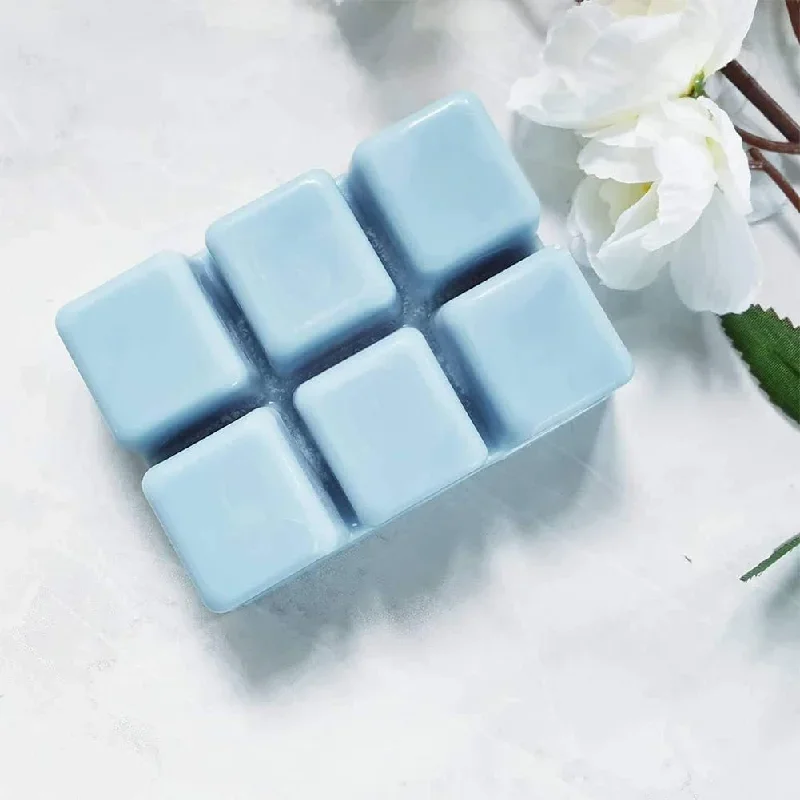 10/20/30 قطعة قوالب صدفي تذوب الشمع ذاتية الصنع ، صينية مربعة بلاستيكية فارغة لشموع إطارات الشمع