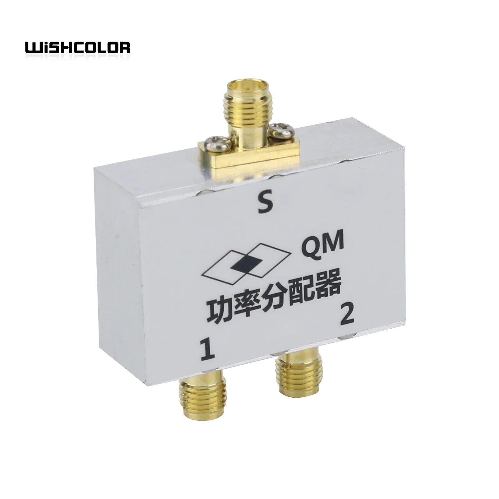 Wishcolor DC-1000MHz RF Wide Band High Isolation Power Divider 433M One to Two Low Insertion Loss Power Splitter