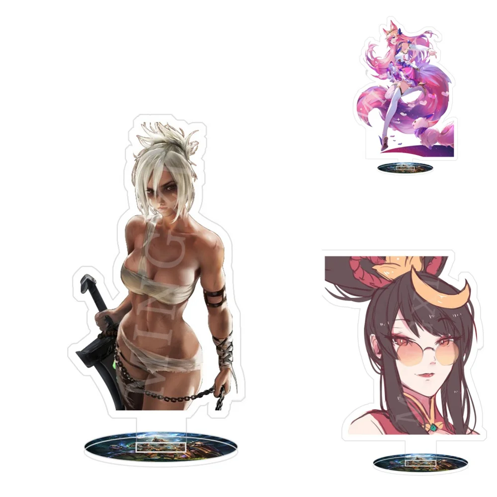 

15cm Anime game LOL Acrylic Stand Model Cosplay Charm Characters Ornament Accessories Goods Collection Gifts