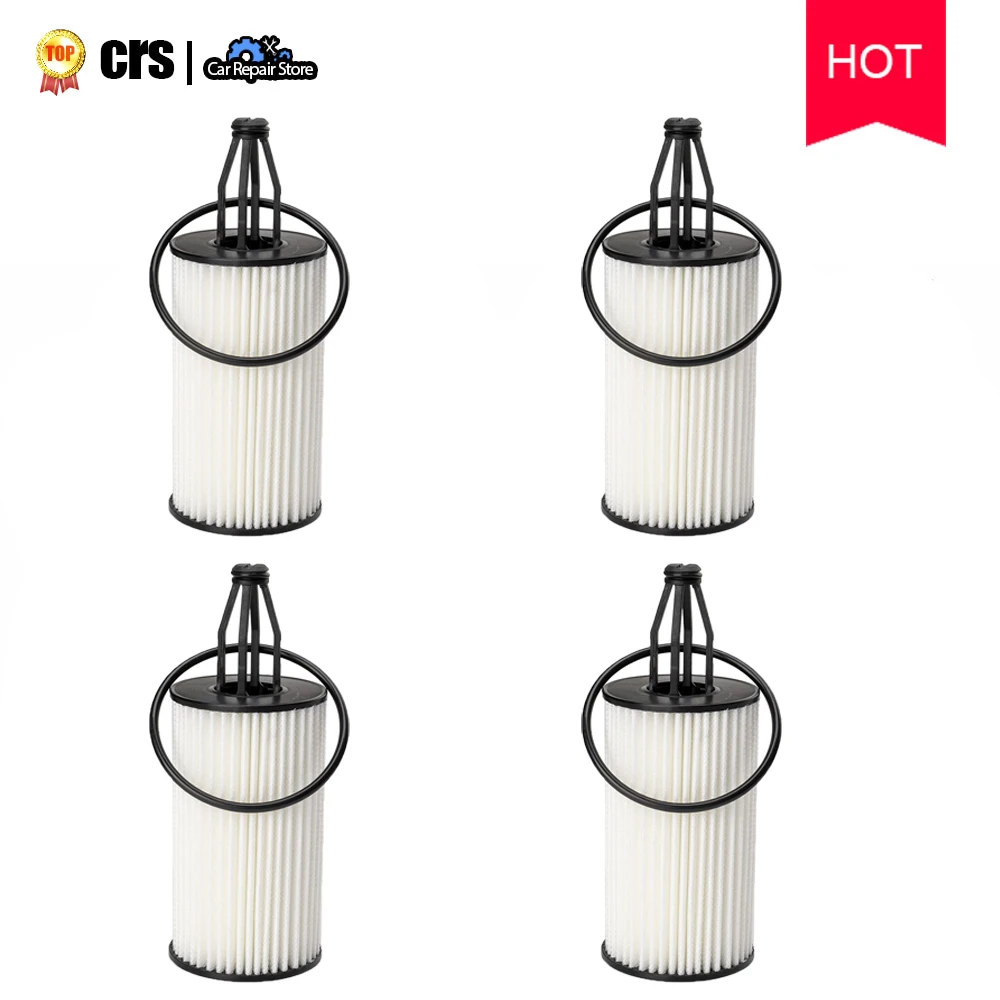 4Pcs Oil Filter OEM 2761800009 For Mercedes-Benz W221 W212 W218 W166 C350 C216 C204 R231 R172 2011 2012 2013 2014 2015 Car Parts