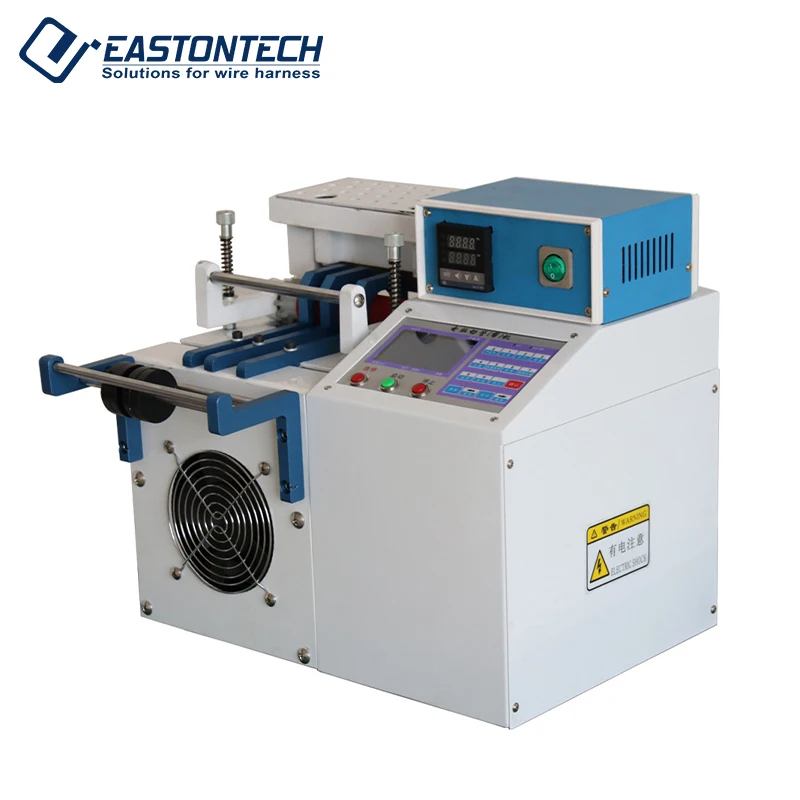 

EW-11SR Automatic Computer Cutting Machine Hot BLADE Heat Shrink Tube Ribbon Weaving Label Cutter Cable Manufacturing Equipment