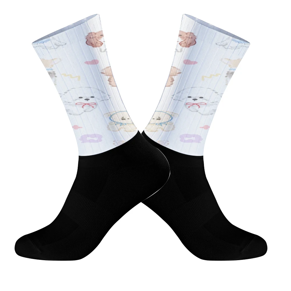 ถุงเท้าแปลกจักรยานส่วนบุคคลระบายอากาศผู้หญิงและผู้ชายกีฬาถุงเท้าวิ่ง