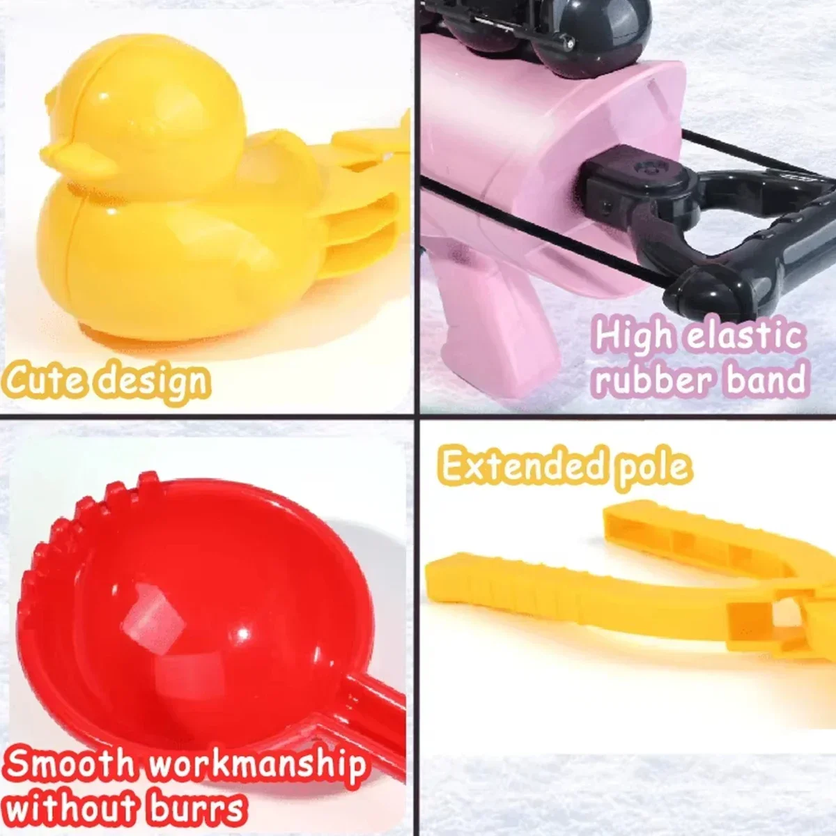 Shark Snowball Launcher,Shark Snowball Maker,2025 ใหม่ Shark Snowballs เปิดตัวของเล่น, ฤดูหนาวของเล่นกลางแจ้ง Snowballs Maker ชุด