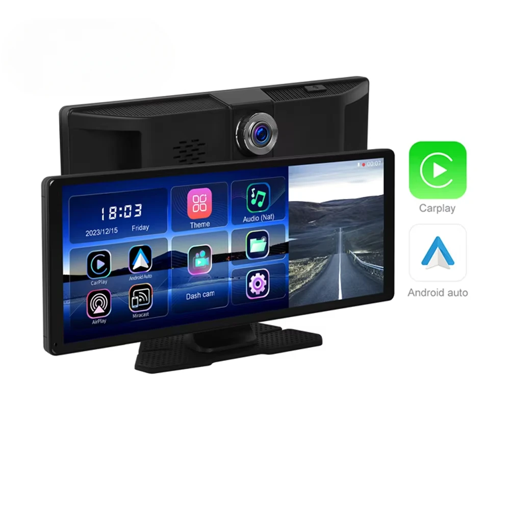 

11.3-Inch Autoradiography Portable Car Monitor DVR Carplay Android Automatic IPS with 4k Front-facing Camera Support Rear