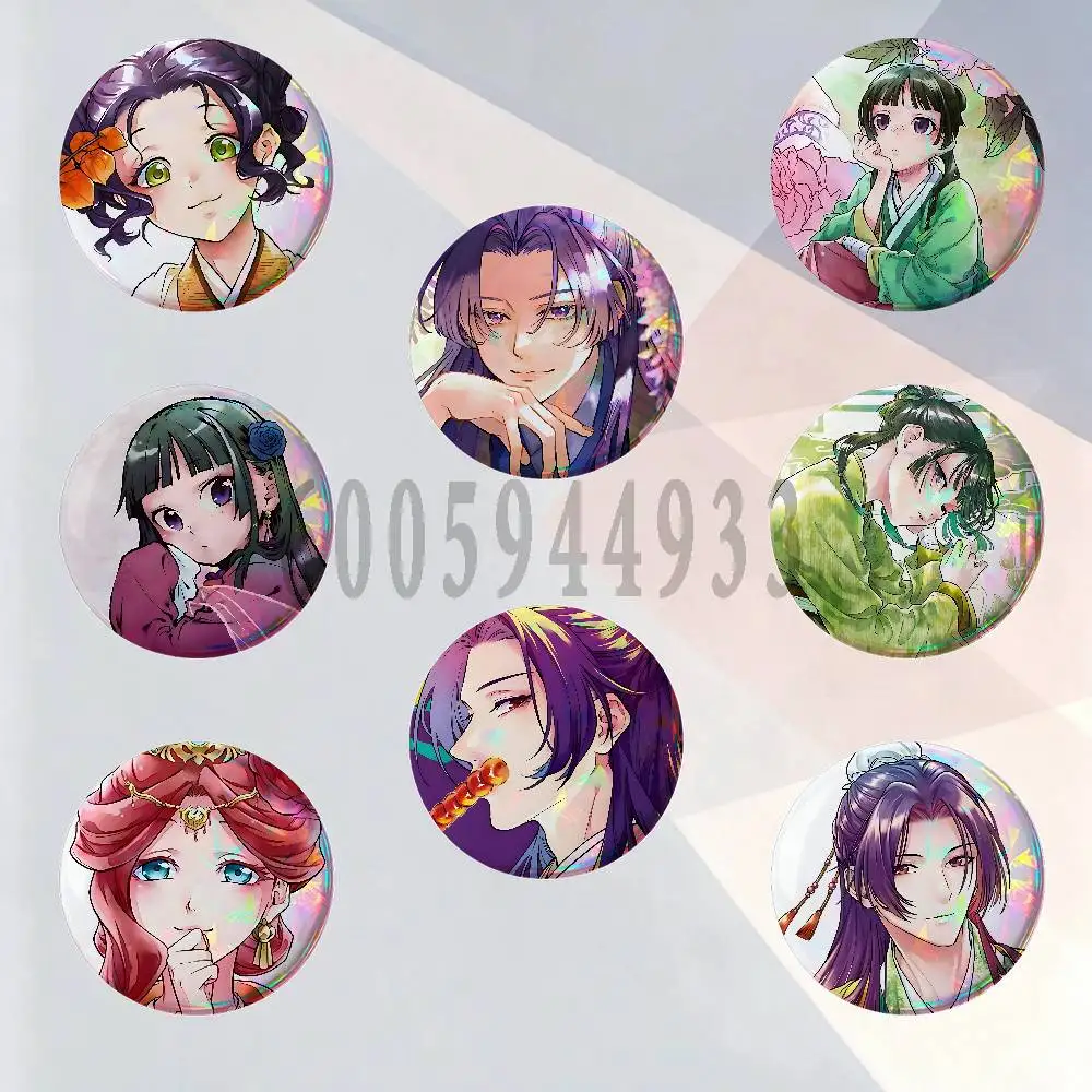 T-The Apothecary Diaries Badges Round Nijigen Otaku Culture IP peripheral products 58mm 44mm 32mm 75mm 25mm Mini