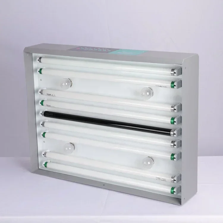 Sheet Metal Framework Textile Color Viewing Booth Fabric Color Matching Cabinet