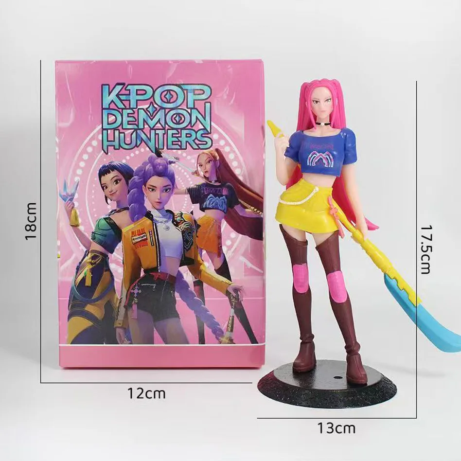 حار Kpop شيطان الصيادين أنيمي عمل الشكل لطيف PVC نموذج دمية للأطفال حفلة عيد ميلاد الديكور هدية لعبة