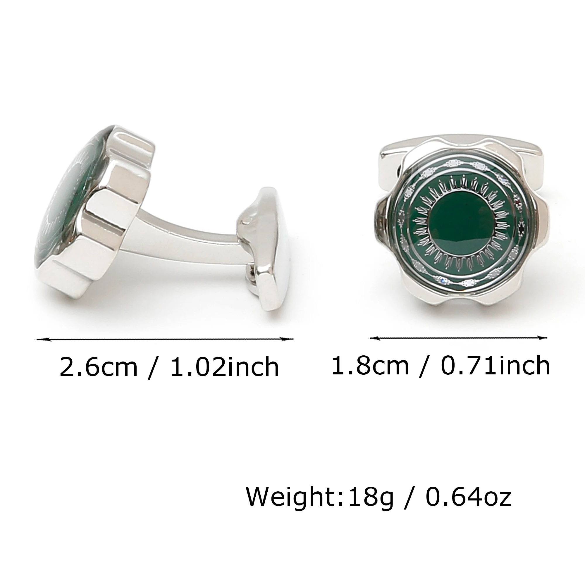 Cufflinks for Men TOMYE XK23015 Fashion Casual Green Button Wholesale Tuxedo Formal Dress Shirt Cuff Links Gifts Jewelry
