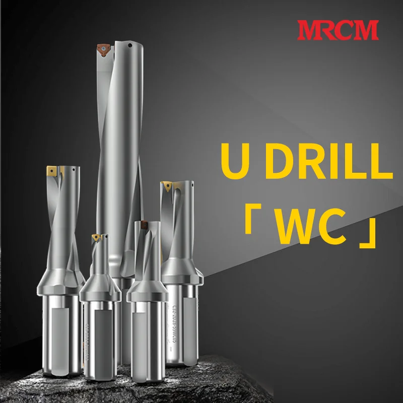 MRCM WC  U Drill With Inserts SPMG 2D 3D 4D 5D  Drill Indexable Drill Bits Violent Drilling Tool For Lathes Cnc