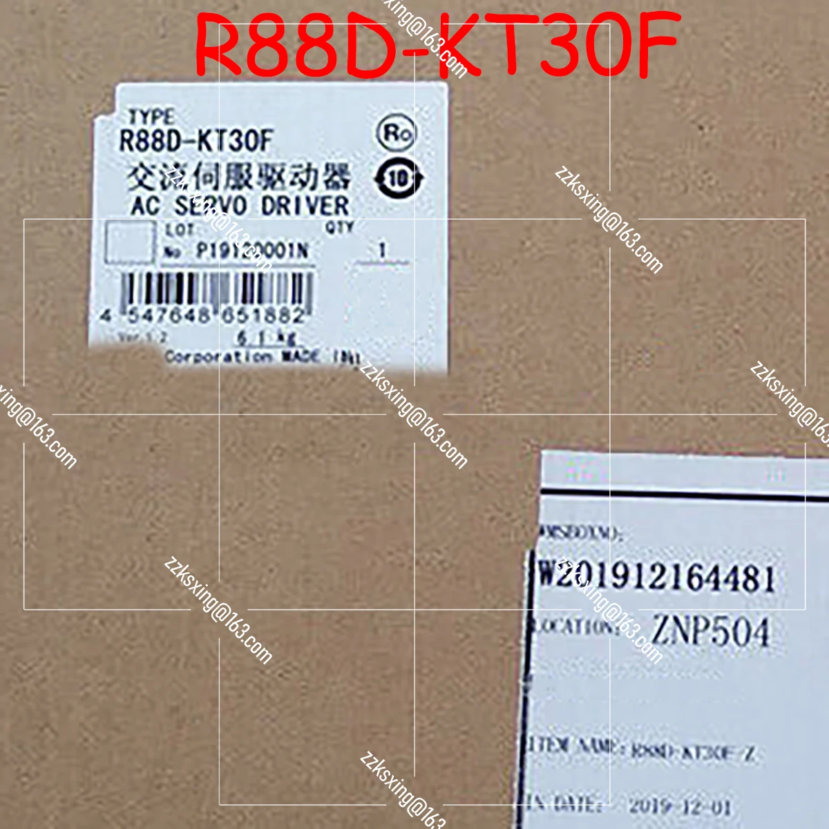 Brand New  R88D-KT30F   Original Servo Driver