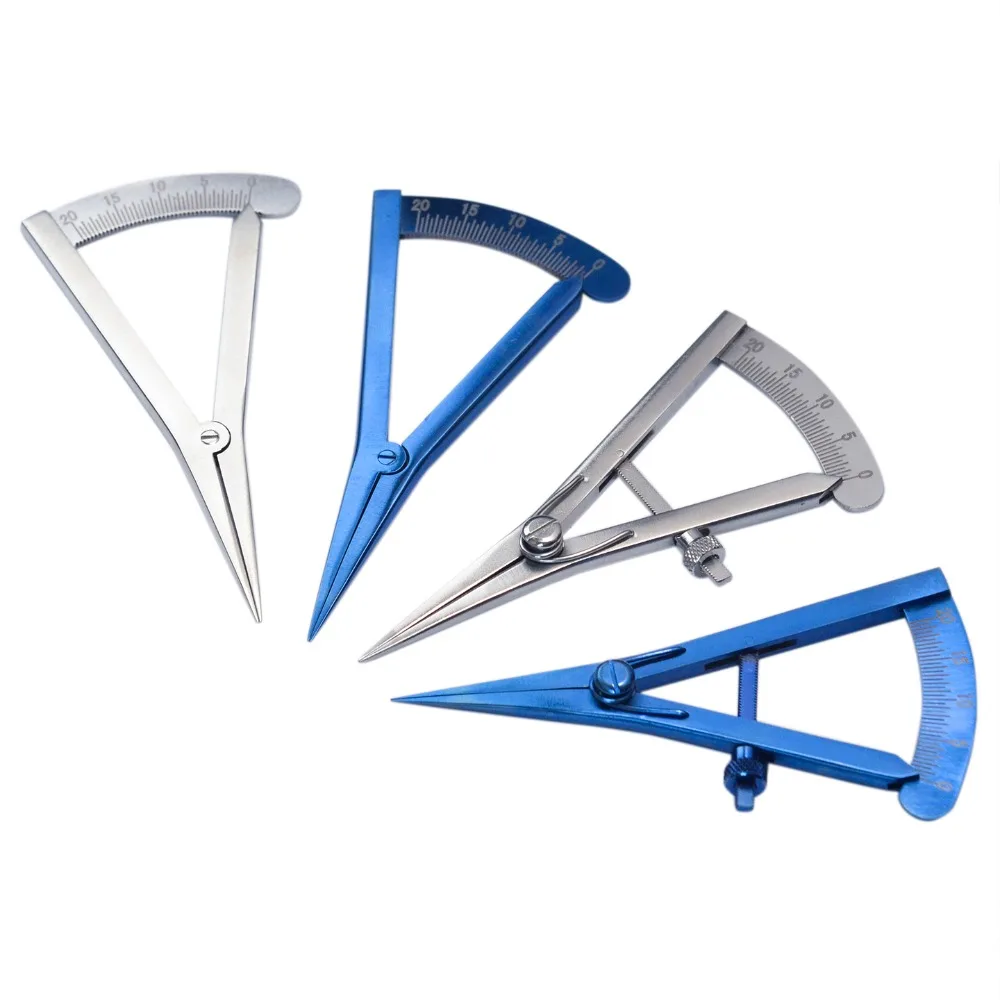 1 pz strumento chirurgico a doppia palpebra filo interrato posizionamento designer oftalmologia bussola righello strumento di misurazione strumento di trucco