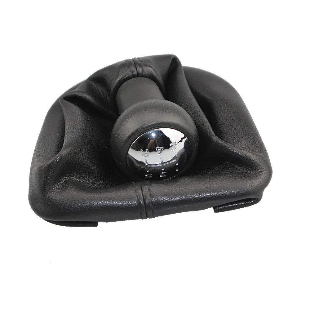 5 Speed Gear Knob Handball Shift Booth Lever Dust Cover For Peugeot 207 307 CC 308