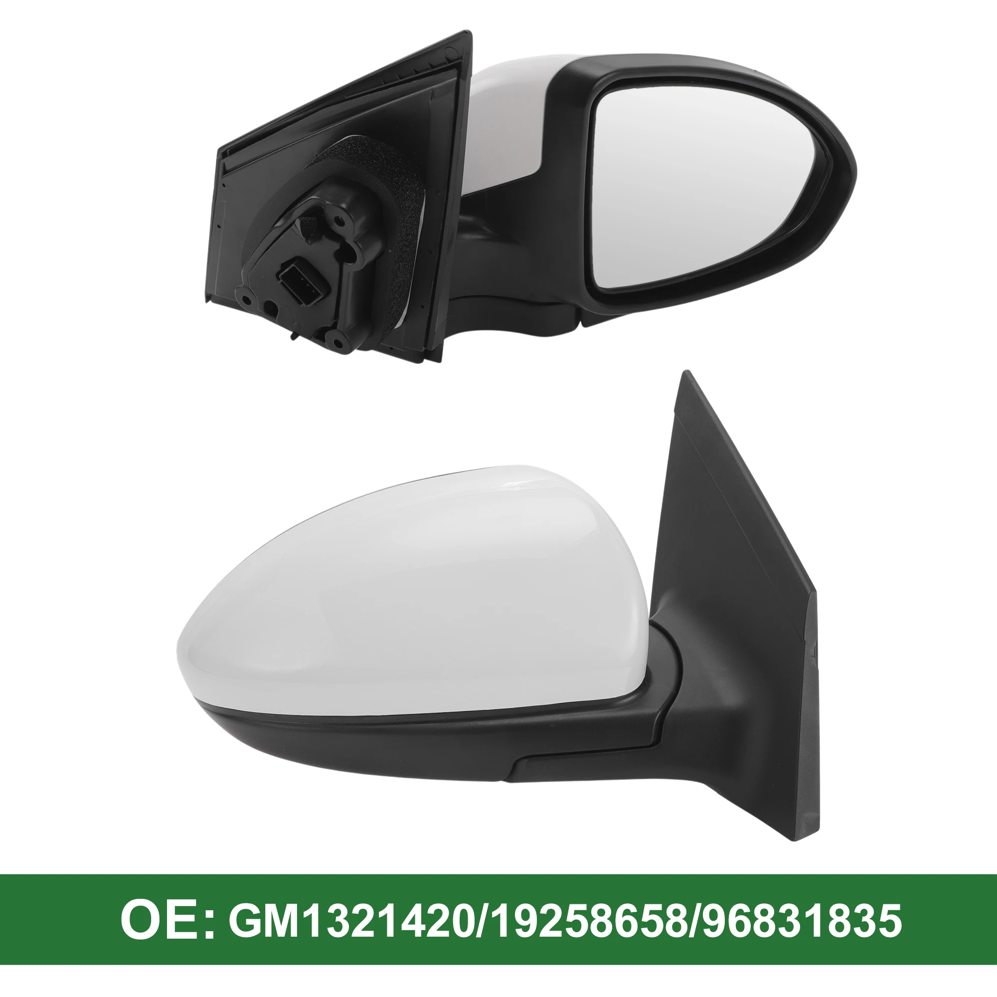 

Uxcell 3-контактная замена зеркала правой стороны пассажира для Chevrolet Cruze 2011-2015 белого цвета No 96831835