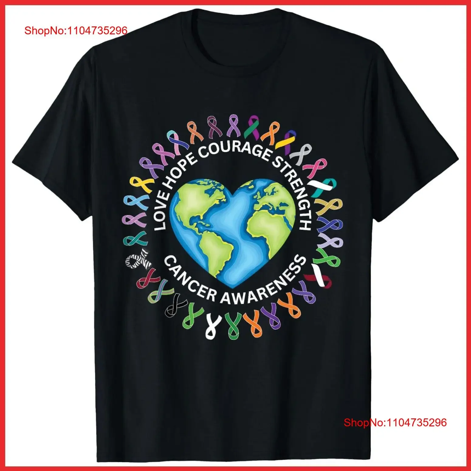 All Cancer Matters Survivors Awareness Fight Ribbon Black Cotton T Shirt S 5XL vintage Washed Unisex designer clothes fashion