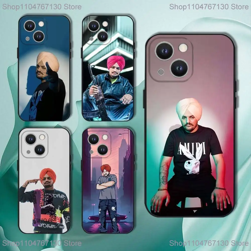 

Rapper S-Sidhu Moose Walas Phone Case For iPhone 17,16,15,14,13,12,11,Pro,XS,Max,XR,Plus,E,SE4,Mini Black Soft Cover