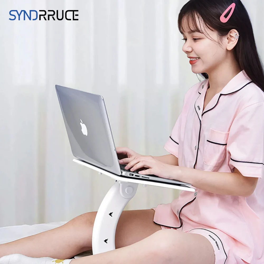 Folding Laptop Stand Portable Holder for MacBook Air Pro Foldable Adjustable Reading Height Tablet Notebook Desktop Support