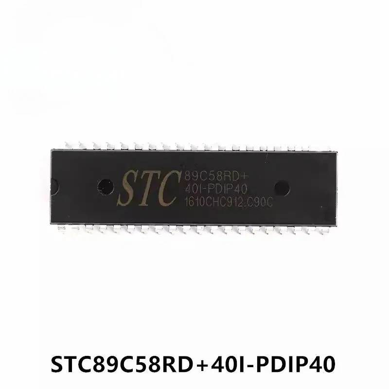 STC89C58RD-40I-PDIP40 DIP-40 STC Mikrokontroler Single Chip STC89C58RD DIP40 1T 8051 Mikrokomputer Kontroler MCU IC Chip