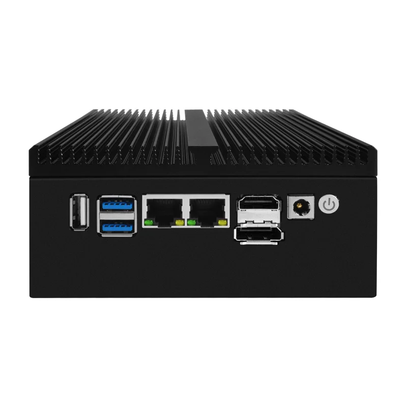 H10 Soft Router Mini Computer Industriale Intel N100 2*2.5G 2*10G/4*10G SFP + 12V-24V Ampia Ingresso Tensione Supporto TPM GPIO