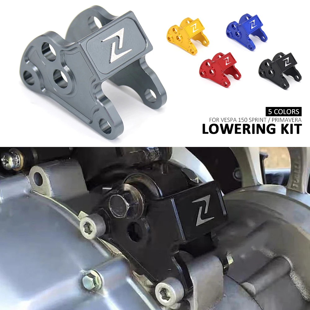 

Мотоциклетные аксессуары, комплект для опускания сзади, модель 150 Sprint 150, размер 2-3 см, для Vespa Primavera PRIMAVERA