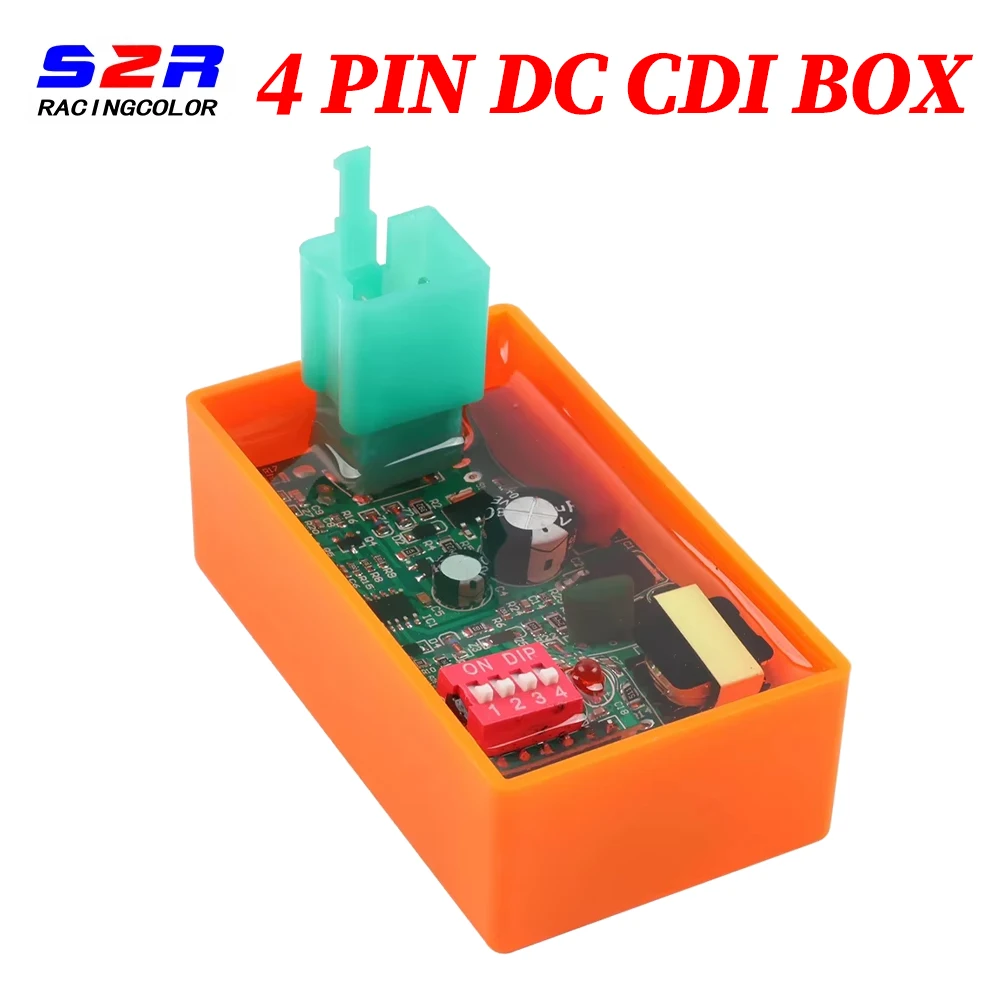 CDI Racing para ATV150 TC100 VENTO Rocketman Storm Tornado HJ 250 ACTIVE WAVE 110 CDI caja de encendido con interruptor Dip 4000-12000 RPM