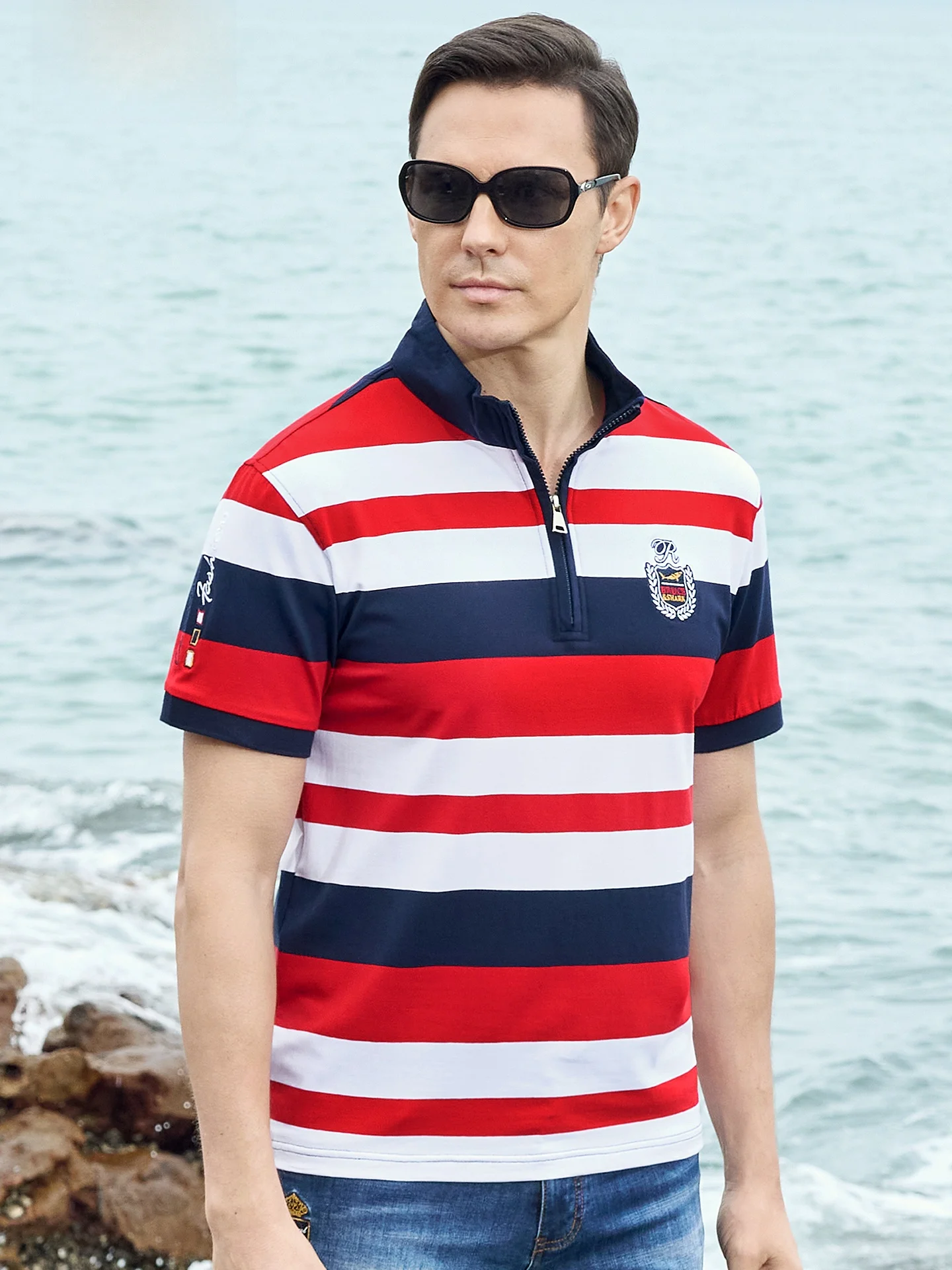 

Новая летняя мужская рубашка в полоску, свободного кроя, с коротким рукавом, тонкая, с вышивкой, больших размеров, повседневная, модная, дышащая, из смесового хлопка