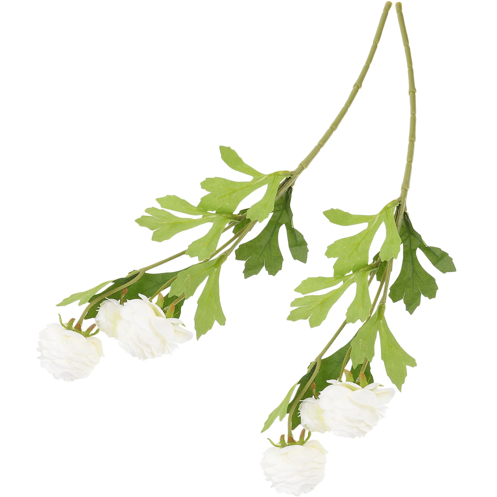 

2pcs Artificial Ranunculus Flowers Silk Fabric Faux Flower Arrangement For Wedding Home Decor Table Centerpiece Floral Decor