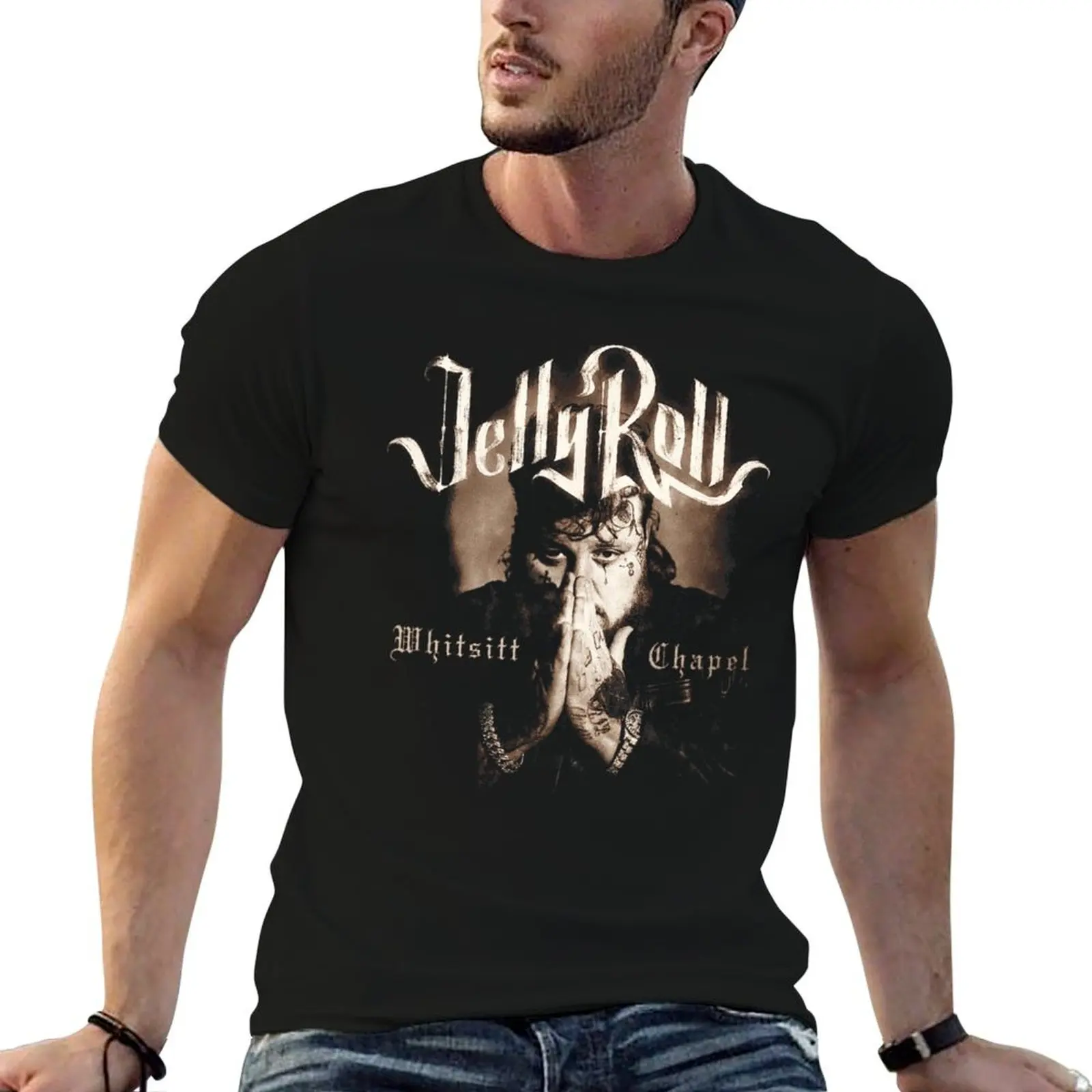 Jelly Roll Whitsit Chapel T-Shirt Comfortable Daily Wear Tee