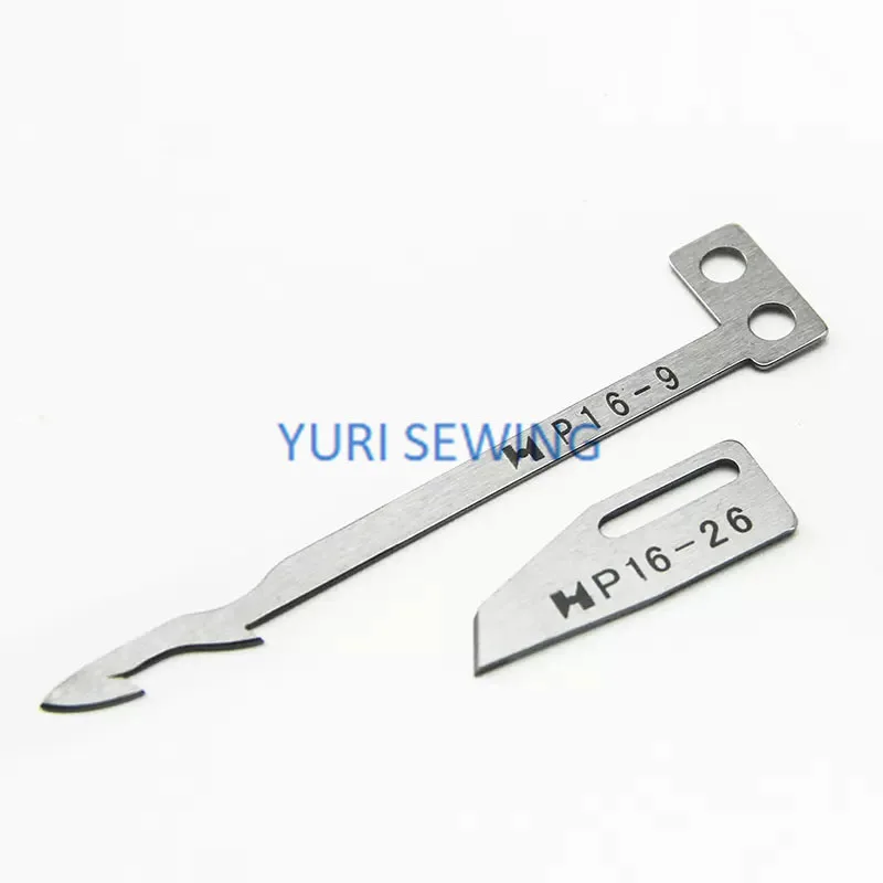 STRONG H moving knife P16-9 fixed knife P16-26 for SHINGRAY FW787 thread trimmer cutting blade industrial sewing machine parts