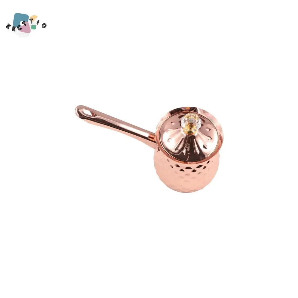 

Durable Handcrafted Turkish Coffee Pot Stable Handle Melting Jug Anti-slip Lid Coffee Kettle Household