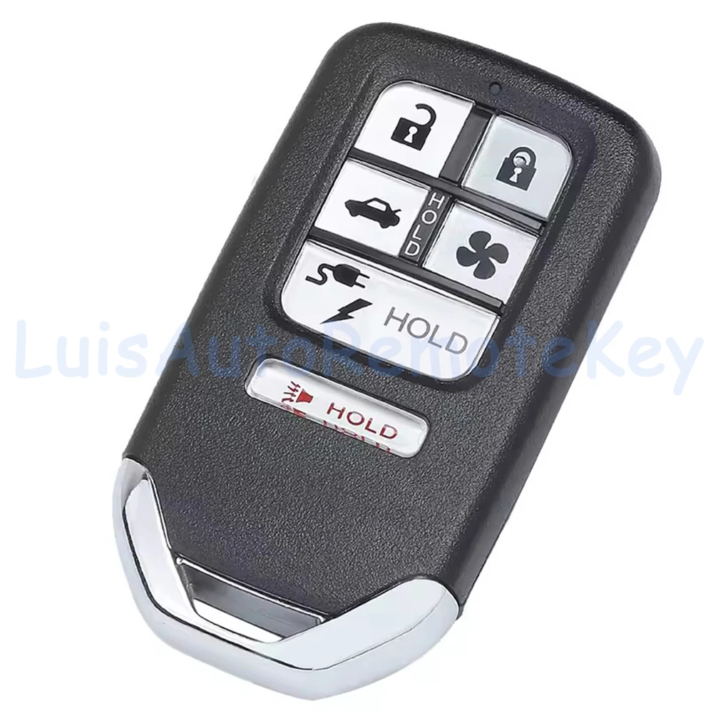 

6-кнопочный смарт-брелок с дистанционным управлением, 433 МГц, чип ID47 для Honda Clarity 2018-2021 KR5V2X A2C99370200 A2C98676600 72147-TRW-A01 A21