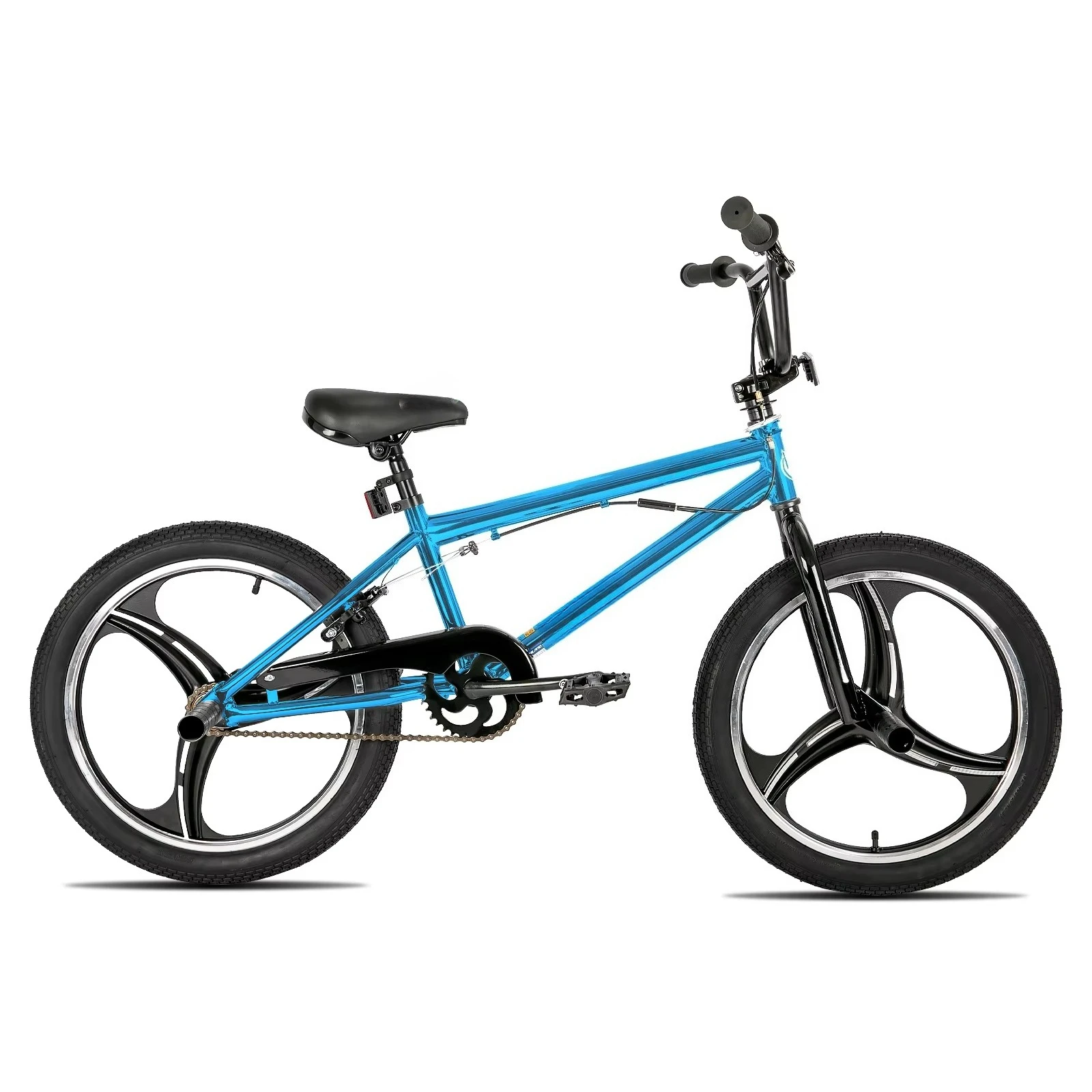 For 20 Inch Single Speed Steel Freestyle BMX Bike Multi Color Ordinary Pedal Freestyle Stunt Bicycle