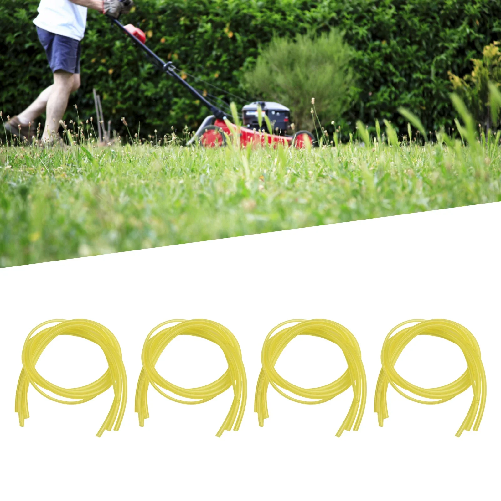 1PC/4PC Fuel Gas Line Hose 4 Sizes PU Petrol Line Tubing For Trimmer Chainsaw Blower Engine Spare Parts Power Tools Accessories