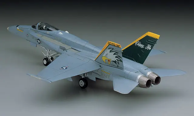 Prefabricated assembly model Hasegawa-00438 1/72 For US F/A-18C Hornet Carrier based Aircraft model kit