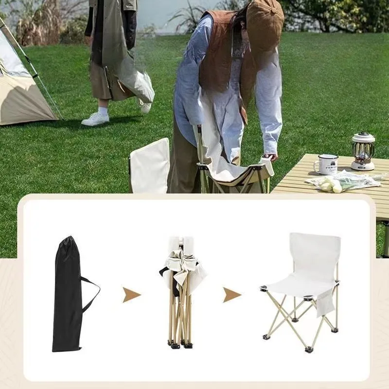 

Art Student Sketching Chair Portable Backrest Camping Equipment Fishing Chair Folding-Chair Outdoor Folding-Chair