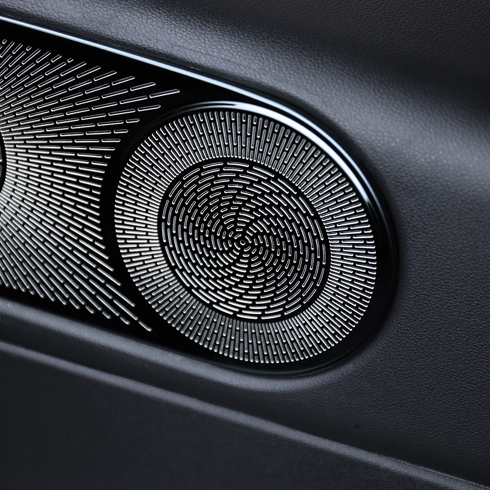 For Hyundai Palisade LX3 2025 2026 Black Stainless Steel Third Row Rear Auto Speaker Cover Car Subwoofer Grille Net Trim LHD - Image 5