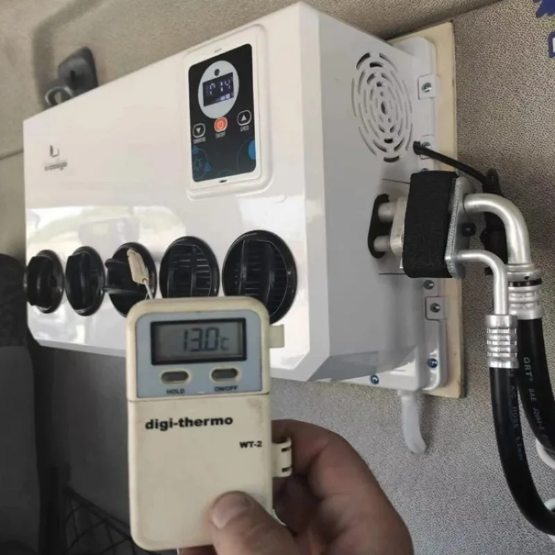 RGFROST Car Air Conditioner Roof Top Parking Integrated Machine Truck 12/24v Vehicles Portable Dc Universal Car Air Conditioner