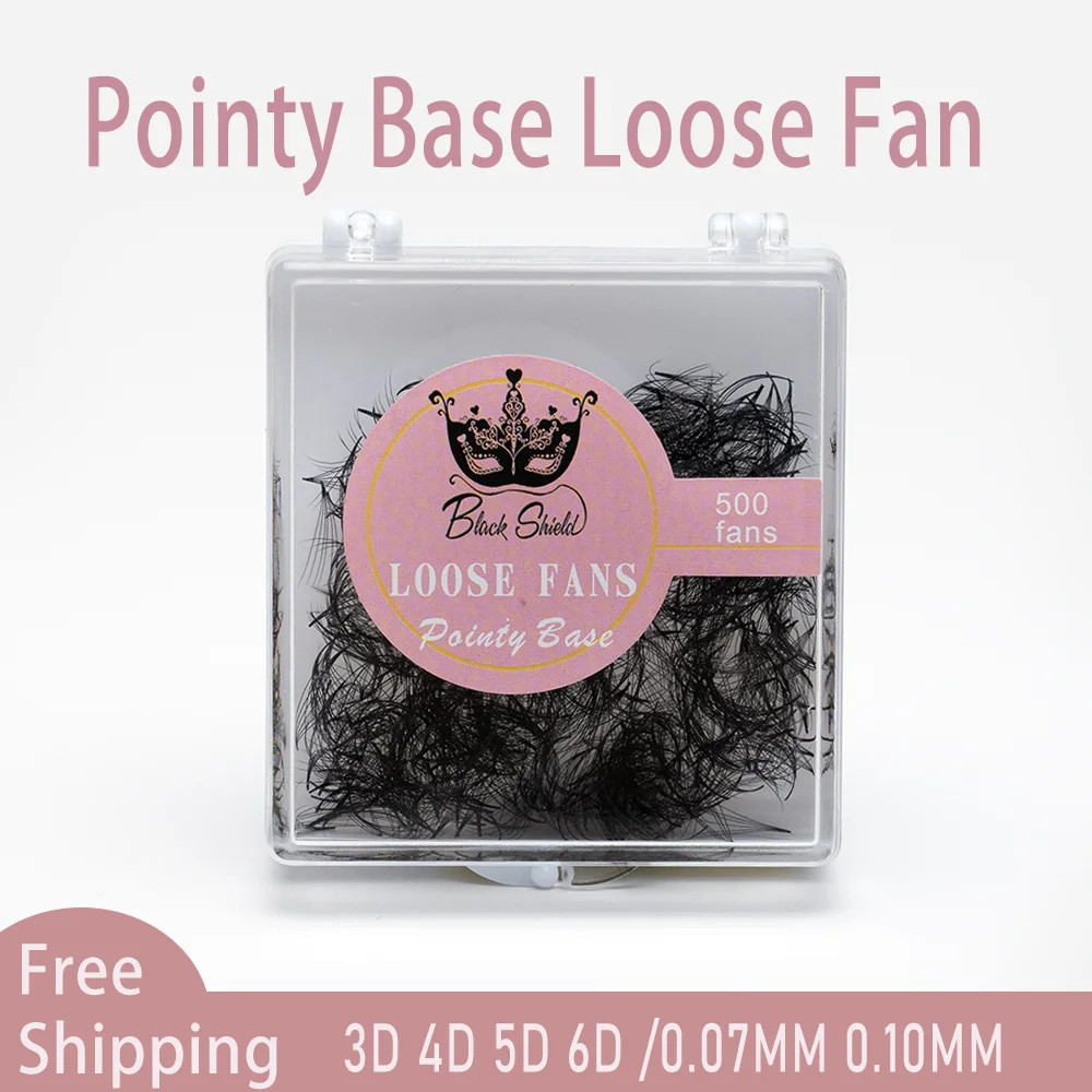 

Promade Loose Fan Lashes 3D-6D 0.07 0.10 500 Fans Sharp Slim Thin Premade Russian Volume Pointy Base False Eyelash Supplier