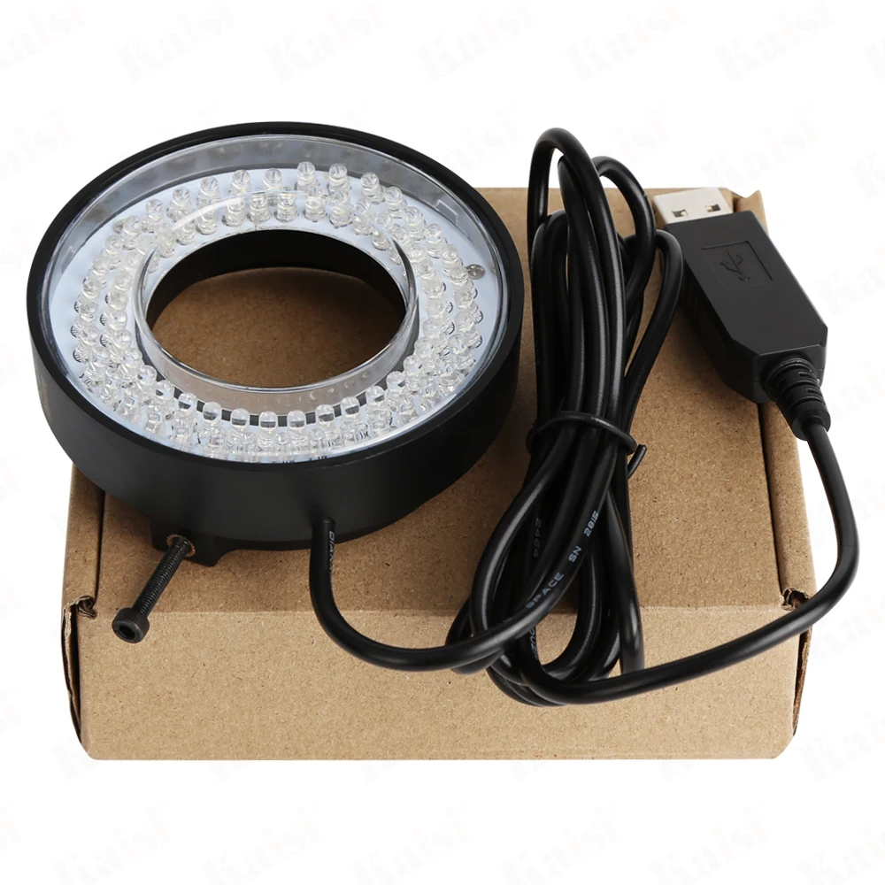 USB Microscope 72 LED Ring Light illuminator Lamp Adjustable For Industry Monocular Binocular Trinocular Stereo Zoom Microscope