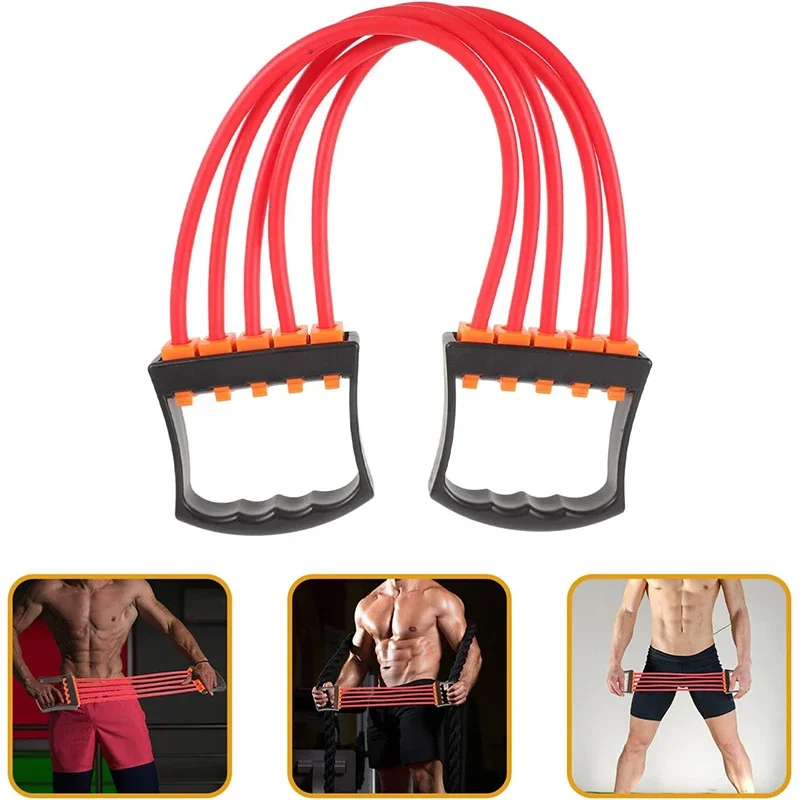 Shoulder extractor for men, home fitness equipment, rubber tubing for men and women, arm strength, chest muscle training tools