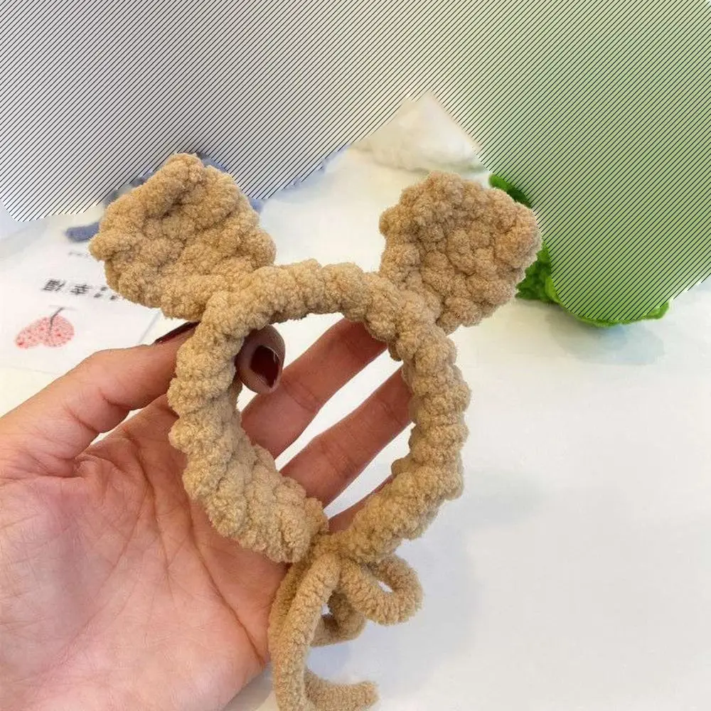 

Ponytail Hairband for 17cm Doll Plush Doll Hair Loop Kawaii Manual Doll Hairband Cool Creative Doll Accessories Girl's