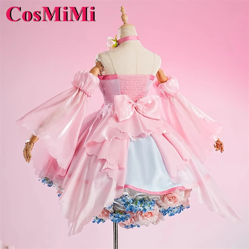 CosMiMi аниме Cardcaptor Sakura Kinomoto Sakura костюмы для косплея цветы фея прозрачная карта платье карнавальная одежда для ролевых игр новая