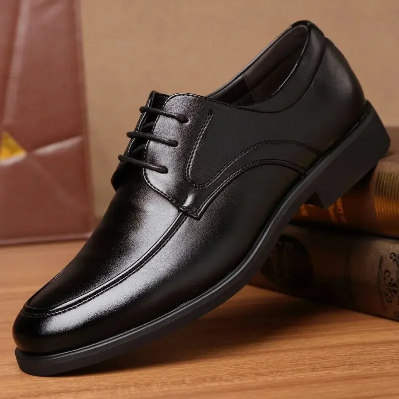 Soft Flat Business Male Casual Shoe Dress Shoes Moccasin Formal Men's Leather Comfortable On Sale Social High Quality Fashion Pu