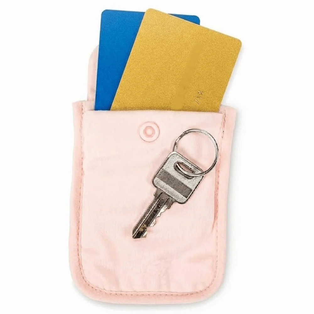 Solid Color Hidden Bra Wallet Safe with Adjustable Elastic Strap Lingerie Coin Pouch Anti-theft Portable Secret Travel Wallet