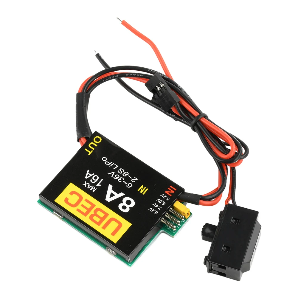 2S-8S 6-36V UBEC-8A BEC & DUAL UBEC 8A/16A  5.2/6.0/7.4/8.4V Servo Separate Power Supply RC Car Fix-Wing Airplane Robot Arm