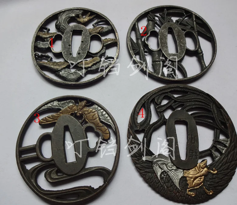 

Top Quality Katana Accesories Alloy Tsuba for Japanese Warrior Samurai Nihontou Sword Tanto Tachi Wakizashi