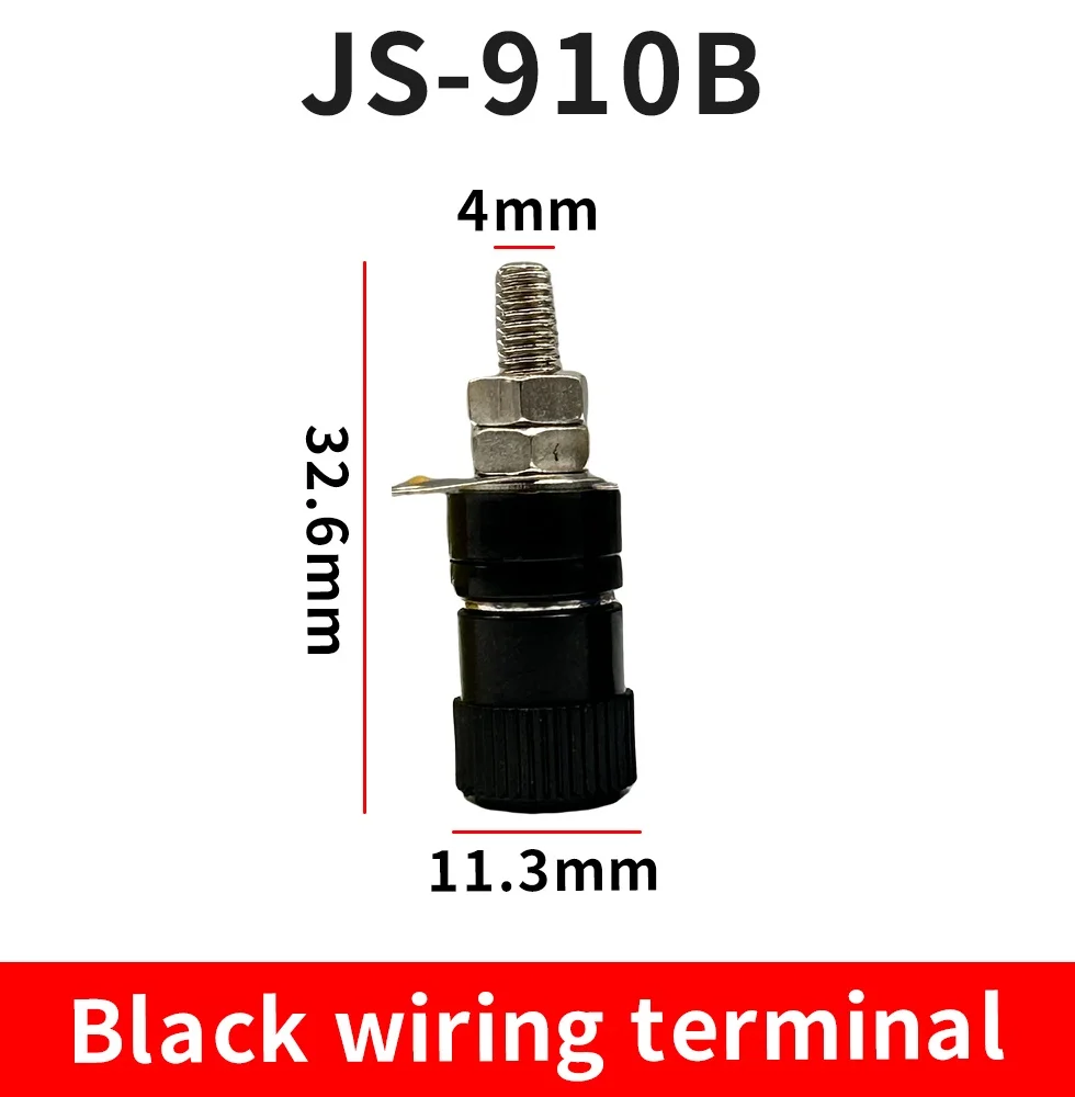 1/5Pcs JS-910B Binding Post Female Socket Jack for 4MM Banana Plug Connectors