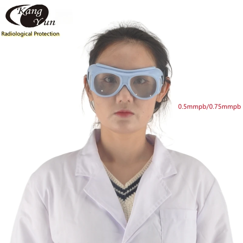 

Genuine x-ray protective 0.5/0.75mmpb lead spectacles radiology department front and side protection anti falling lead glasses