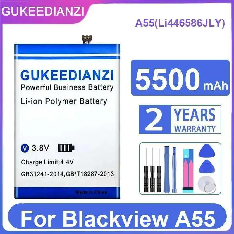 

5500Mah For Blackview A55 Fast Charging Mobile Phone Battery Li446586jly