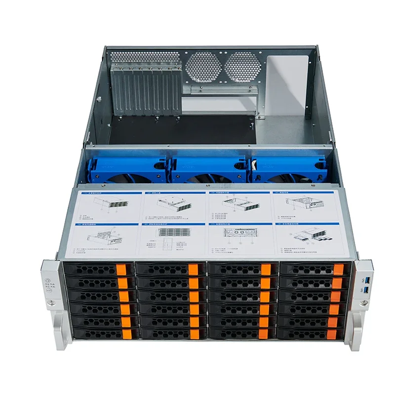 

4U 24-bay High Performance Rack Server Chassis server case